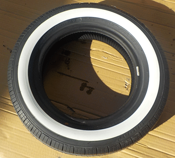 Weidwand-Tyre 125 x 12, per piece (white stripe ca. 3 cm wide)