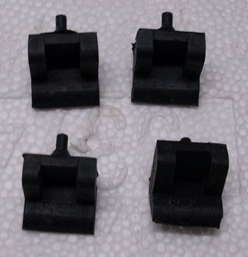Bonnet - Rubber hood 4 pieces (lateral bump stop rubber)