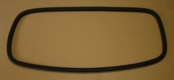 Wind screen rubber seal  L with chrome strip