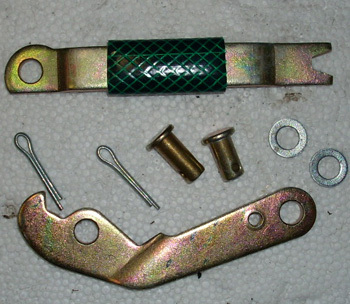 Hand brake - Set of lever, complete , right side