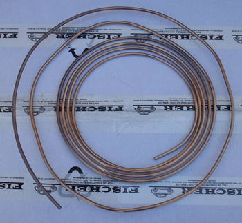 Petrol pipe copper (5 meters) inside 6 mm feed line