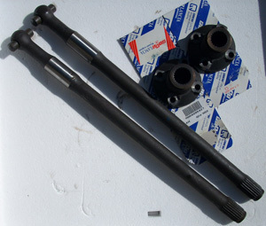 Driveshaft - NEW - for 126 (2pieces + 2 push connector)