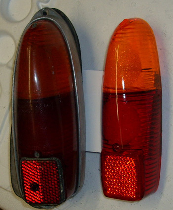 Taillight Giardinera - right side- used housing new glass